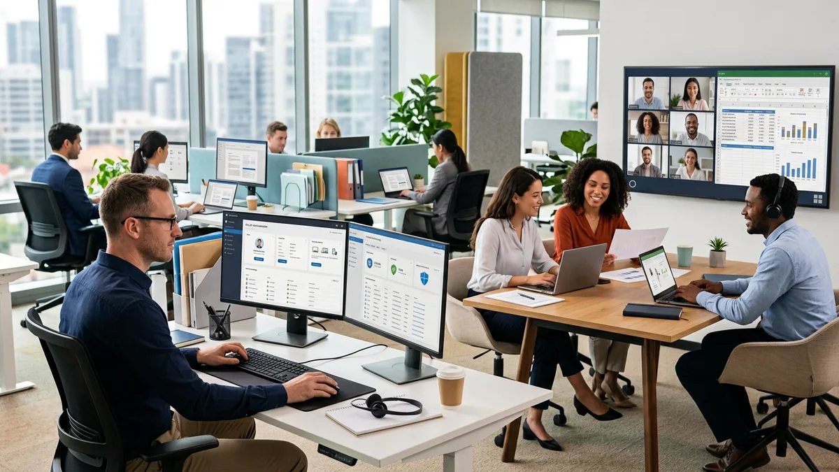 Betreute Cloud-Arbeitsumgebung für Zusammenarbeit und Benutzerverwaltung